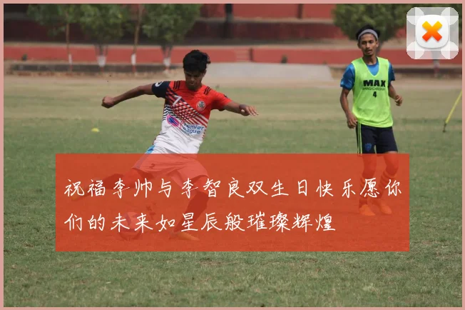 祝福李帅与李智良双生日快乐愿你们的未来如星辰般璀璨辉煌